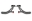 Picture of BMR 10-14 Ford Mustang - Shelby GT500 Non-Adj- Lower A-Arms Poly-Delrin - Black Hammertone
