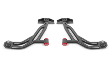 Picture of BMR 10-14 Ford Mustang - Shelby GT500 Non-Adj- Lower A-Arms Poly-Delrin - Black Hammertone