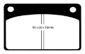 Picture of EBC 66-68 Volvo 140 1-8 Yellowstuff Front Brake Pads