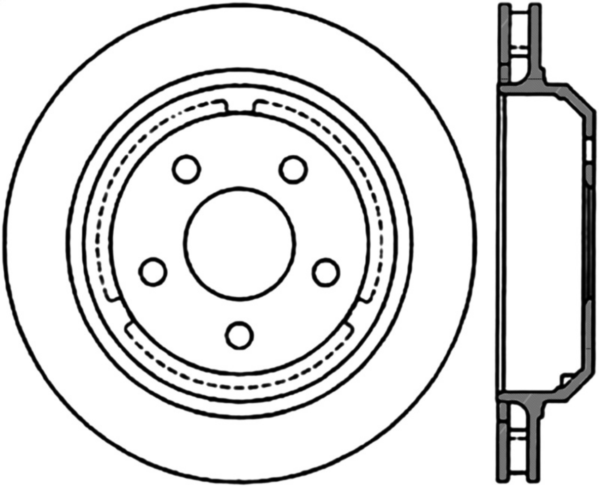 Picture of StopTech Power Slot 98-02 Chevy-Pontiac Camaro-Firebird Slotted Left Rear CRYO Rotor