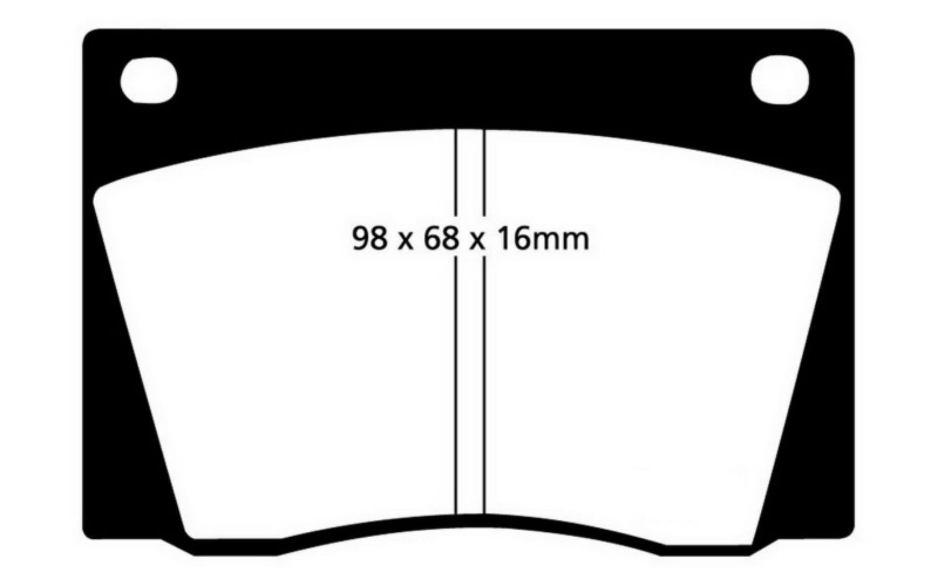Picture of EBC 67-69 Fiat Dino 2 Ultimax2 Front Brake Pads