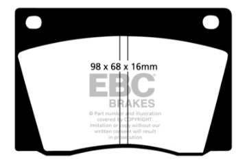 Picture of EBC 67-69 Fiat Dino 2 Ultimax2 Front Brake Pads