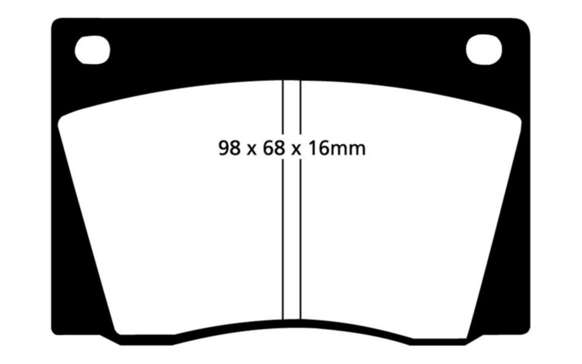 Picture of EBC 67-74 Ac 428 7-0 Redstuff Front Brake Pads