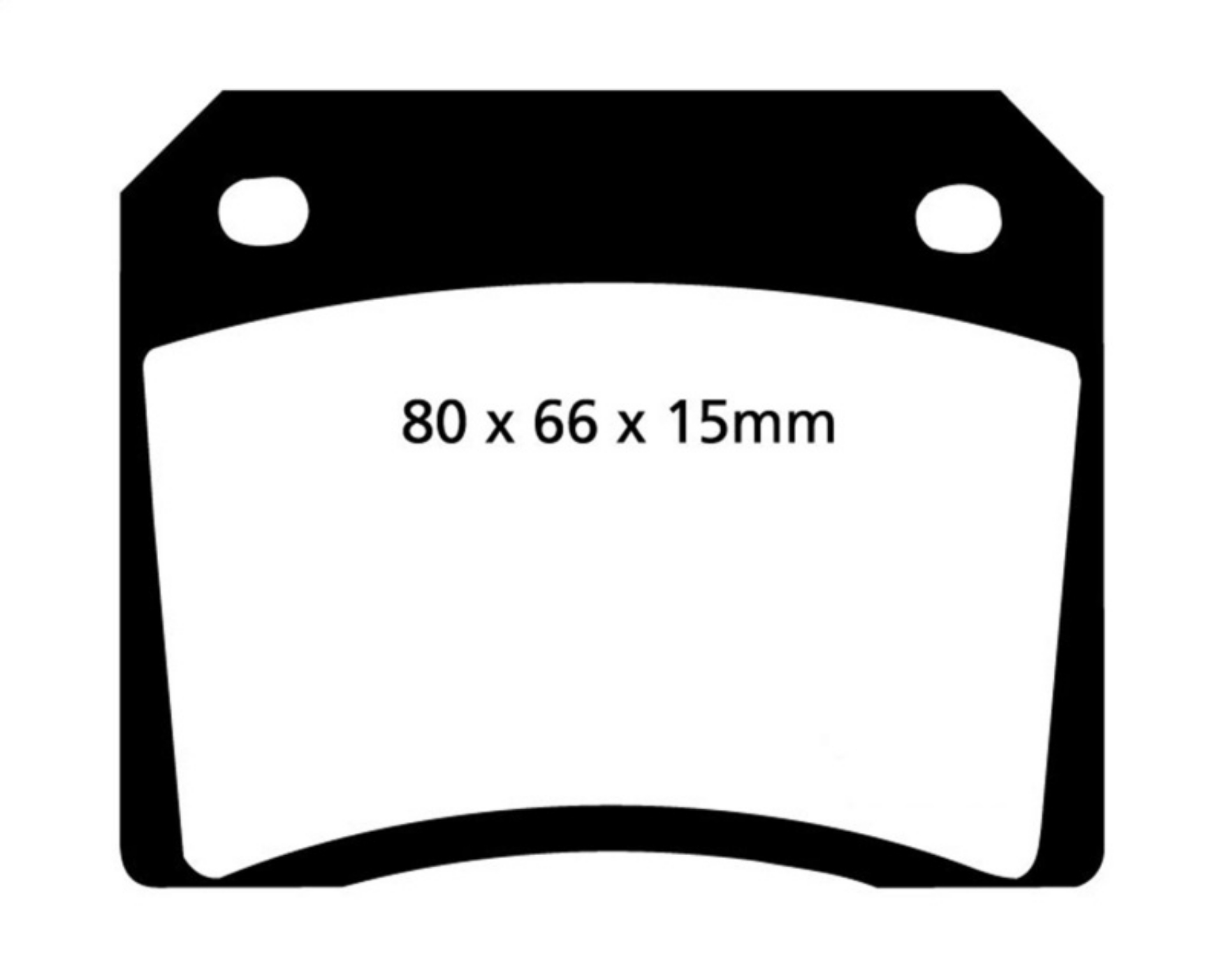 Picture of EBC 67-74 Ac 428 7-0 Redstuff Rear Brake Pads