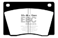 Picture of EBC 67-74 Ac 428 7-0 Yellowstuff Front Brake Pads