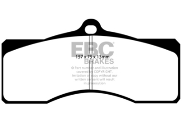Picture of EBC 68-69 Chevrolet Camaro 1st Gen 4-9 Ultimax2 Front Brake Pads