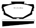 Picture of EBC 68-71 Austin America 1-3 Greenstuff Front Brake Pads