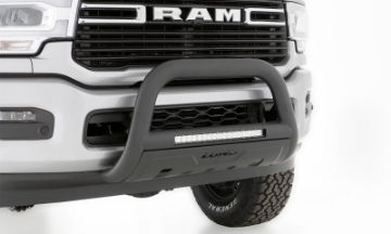 Picture of Lund 2020 RAM 2500 Bull Bar w-Light & Wiring - Black