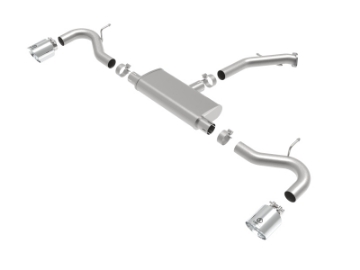 Picture of aFe Takeda Series 2-5in 409 SS Axle-Back Exhaust System Polished 18-20 Hyundai Elantra GT L4-1-6Lt