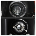 Picture of Spyder Chevy Suburban 1500 07-14 Projector Headlights LED Halo LED All Black PRO-YD-CSUB07-HL-BKV2