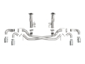 Picture of AFe MACH Force-Xp 304 Stainless Steel Cat-Back Exhaust Polished 2020 Chevrolet Corvette C8
