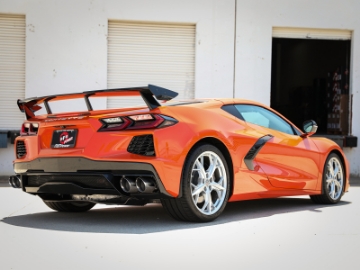 Picture of AFe MACH Force-Xp 304 Stainless Steel Cat-Back Exhaust Polished 2020 Chevrolet Corvette C8