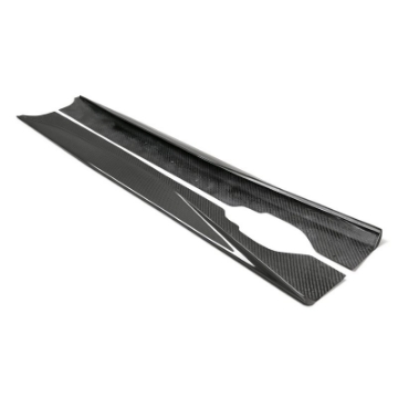 Picture of Anderson Composites 20-21 Chevrolet Corvette C8 Stingray Type-MB Carbon Fiber Rocker Panel Extension