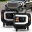 Picture of ANZO 2014-2015 GMC Sierra 1500 Projector Headlights w- Light Bar Black Housing Halogen Type