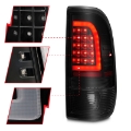Picture of ANZO 1997-2003 Ford F-150 LED Tail Lights w- Light Bar Black Housing Smoke Lens