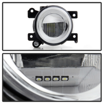 Picture of Spyder Nissan Maxima 09-21 OEM Full LED Fog Lights w-Switch Clear FL-NM2019-LED-C