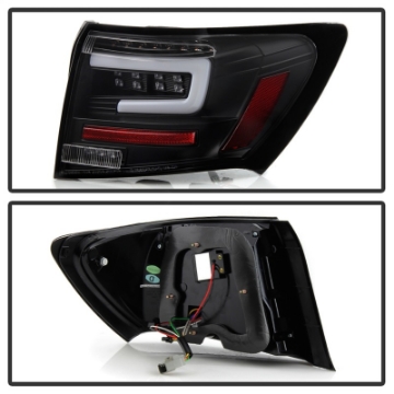 Picture of Spyder 08-11 Subaru Impreza WRX 4DR LED Tail Lights - Black ALT-YD-SI084D-LED-BK
