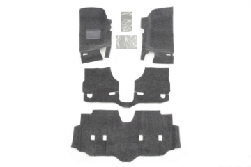 Picture of BedRug 07-16 Jeep JK Unlimited 4Dr Front 4pc Floor Kit Incl Heat Shields