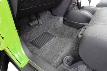 Picture of BedRug 07-16 Jeep JK Unlimited 4Dr Front 4pc Floor Kit Incl Heat Shields