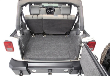 Picture of BedRug 07-10 Jeep JK 2Dr Rear 5pc Cargo Kit Incl Tailgate & Tub Liner