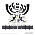 Picture of Westin 2020 Chevy Silverado 2500-3500 Crew Cab 6-5ft Bed PRO TRAXX Oval W2W Nerf Step Bars - Black