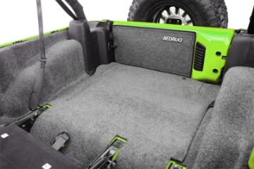 Picture of BedRug 07-10 Jeep JK Unlimited 4Dr Rear 5pc Cargo Kit Incl Tailgate & Tub Liner