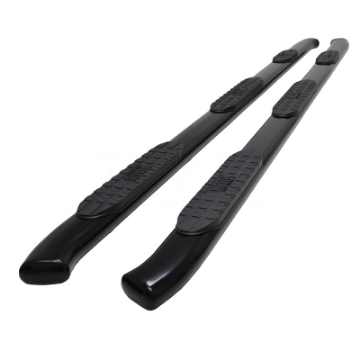 Picture of Westin 2020 Chevy Silverado 2500-3500 Crew Cab 8ft Bed PRO TRAXX 5 Oval W2W Nerf Step Bars - Black