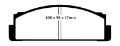 Picture of EBC 68-83 Fiat 124 1-6 Yellowstuff Front Brake Pads