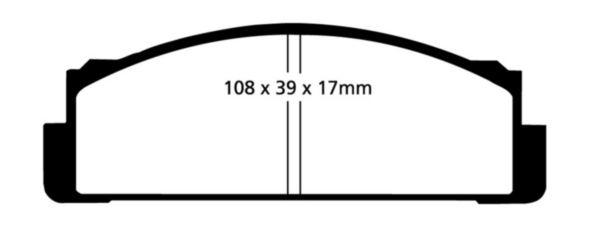 Picture of EBC 68-83 Fiat 124 1-6 Yellowstuff Front Brake Pads