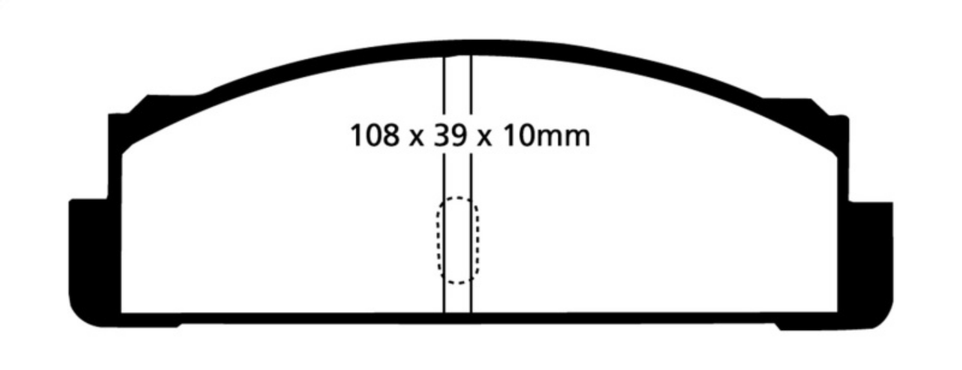 Picture of EBC 68-83 Fiat 124 1-6 Yellowstuff Rear Brake Pads