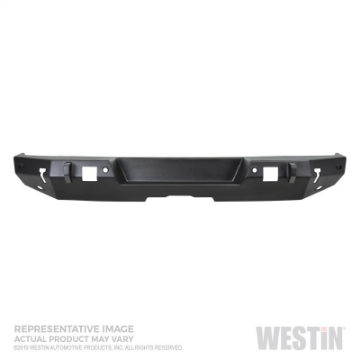 Picture of Westin 2020 Jeep Gladiator w-Sensors WJ2 Rear Bumper w-Sensor - Textured Black