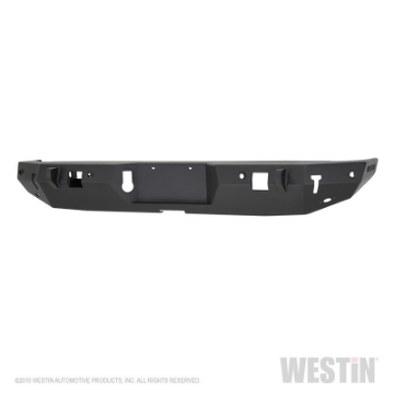 Picture of Westin 2020 Jeep Gladiator w-Sensors WJ2 Rear Bumper w-Sensor - Textured Black