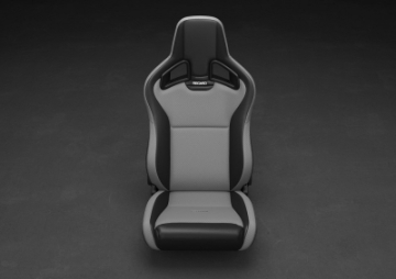 Picture of Recaro Cross Sportster ORV Passenger Seat - Black Vinyl-Grey Vinyl