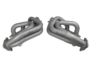 Picture of aFe Twisted 304SS Header 2020 Chevy Corvette C8 6-2L V8 - Titanium Ceramic Coated