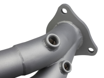 Picture of aFe Twisted 304SS Header 2020 Chevy Corvette C8 6-2L V8 - Titanium Ceramic Coated