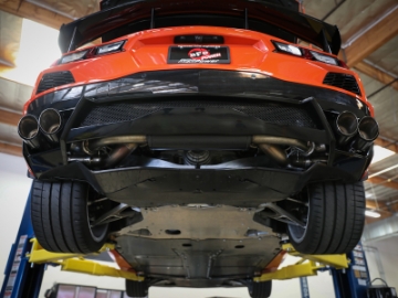 Picture of aFe MACH Force-Xp 3in to 2-1-2in 304SS Cat-Back 2020 Chevy Corvette C8 6-2L - Polished Tip