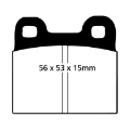 Picture of EBC 70-75 Alfa Romeo Montreal 2-6 Redstuff Rear Brake Pads