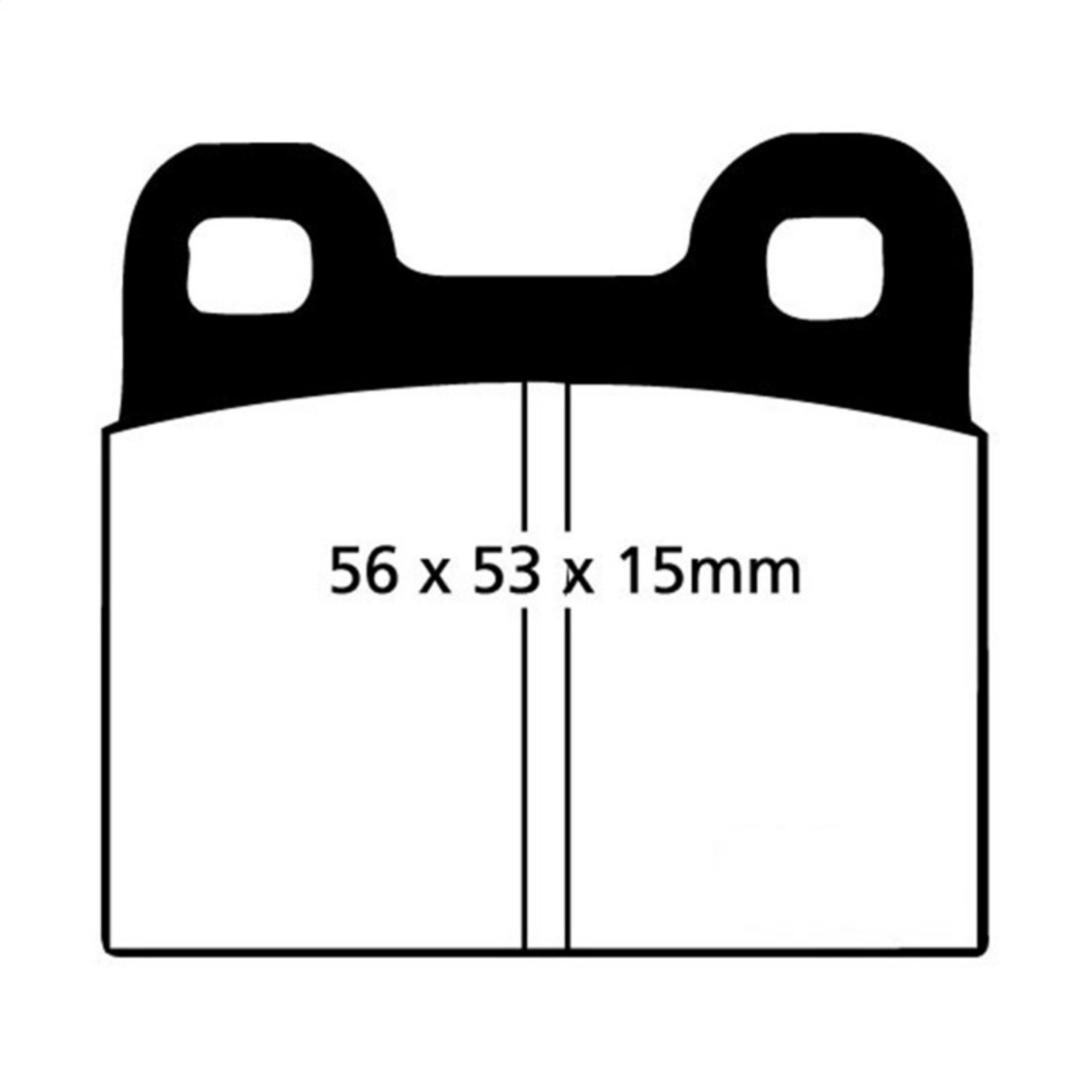 Picture of EBC 70-75 Alfa Romeo Montreal 2-6 Redstuff Rear Brake Pads