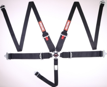 Picture of RaceQuip Black SFI CAMLOCK 5pt PD Lap HNR Seat Belt