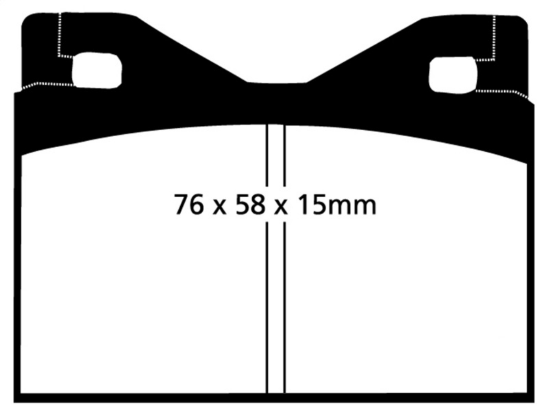 Picture of EBC 71-75 Ferrari 365 GTBB 4-4 Redstuff Rear Brake Pads