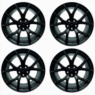 Picture of Ford Racing 15-20 Mustang19x10-5in & 19x11in Wheel Kit w-TPMS - Matte Black