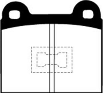 Picture of EBC 73-77 Audi Fox 1-5 Greenstuff Front Brake Pads