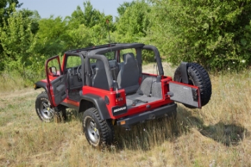 Picture of BedRug 97-06 Jeep TJ Front 3pc Floor Kit w-o Center Console - Incl Heat Shields S-O Only