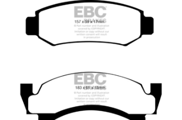 Picture of EBC 74 Amc Ambassador 5 Ultimax2 Front Brake Pads