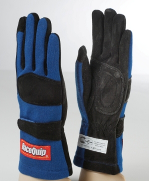 Picture of RaceQuip Blue 2-Layer SFI-5 Glove - XL