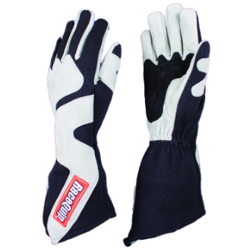 Picture of RaceQuip SFI-5 Gray-Black Small Long Angle Cut Glove