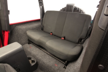 Picture of BedRug 87-95 Jeep YJ Rear Kit 4pc Cargo Kit Incl Tailgate & Cargo Liner