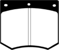 Picture of EBC 75-86 Ac 3000 3-0 Greenstuff Front Brake Pads