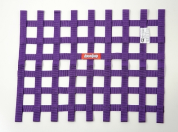 Picture of RaceQuip Purple 18in H x 24W SFI Ribbon Window Net