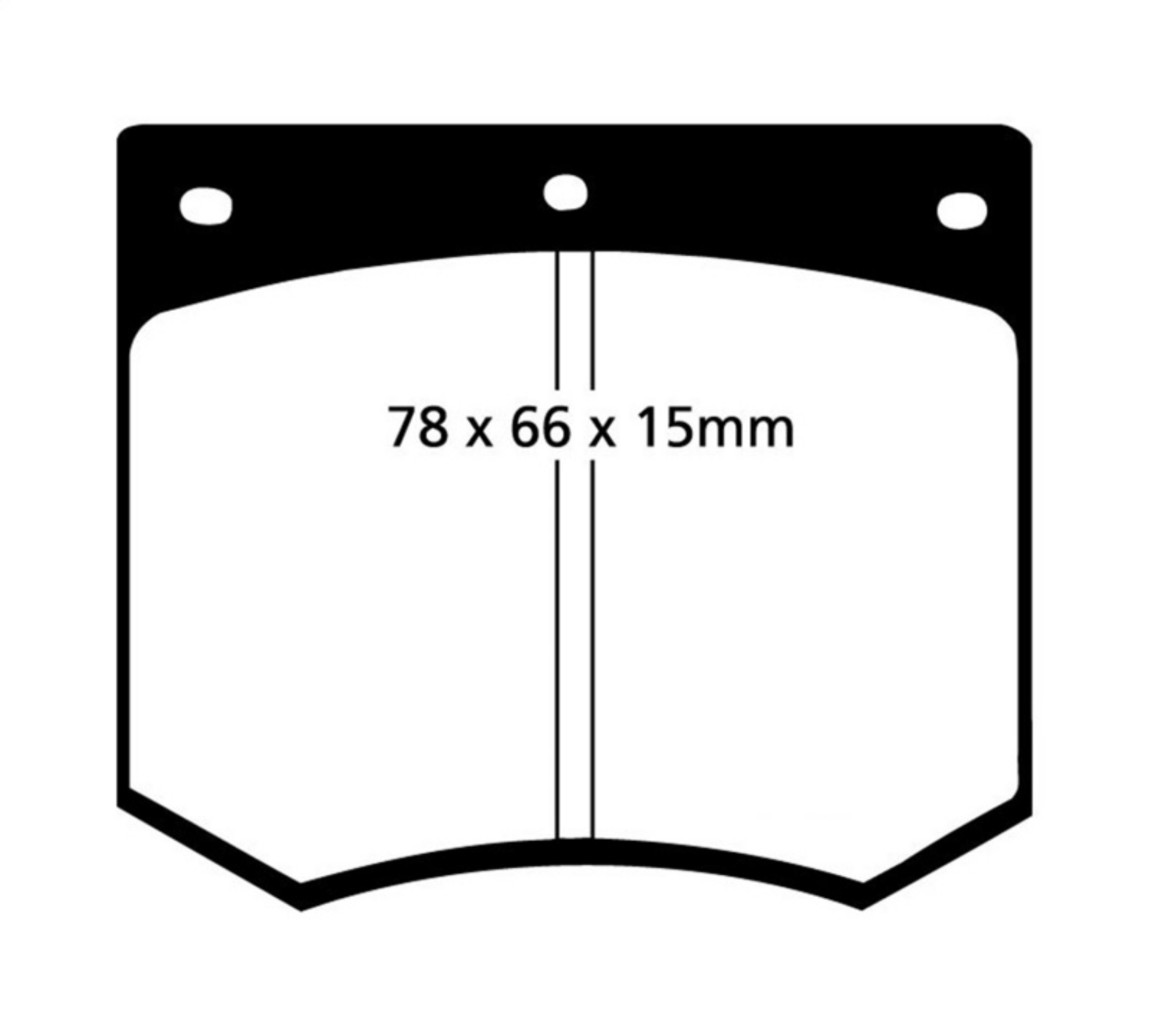 Picture of EBC 75-86 Ac 3000 3-0 Yellowstuff Front Brake Pads